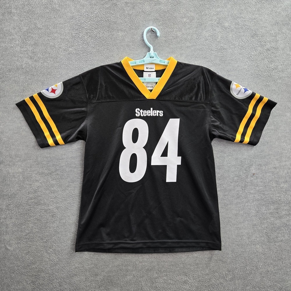 Pittsburgh Steelers Boy Jersey L Black Antonio Brown 84‎ NFL Team Apparel Jersey